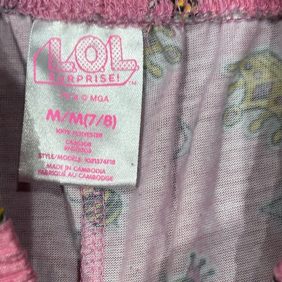 Lol pajama bottoms size M(7-8) - Picture 3 of 3